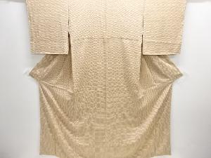 網目模様小紋着物